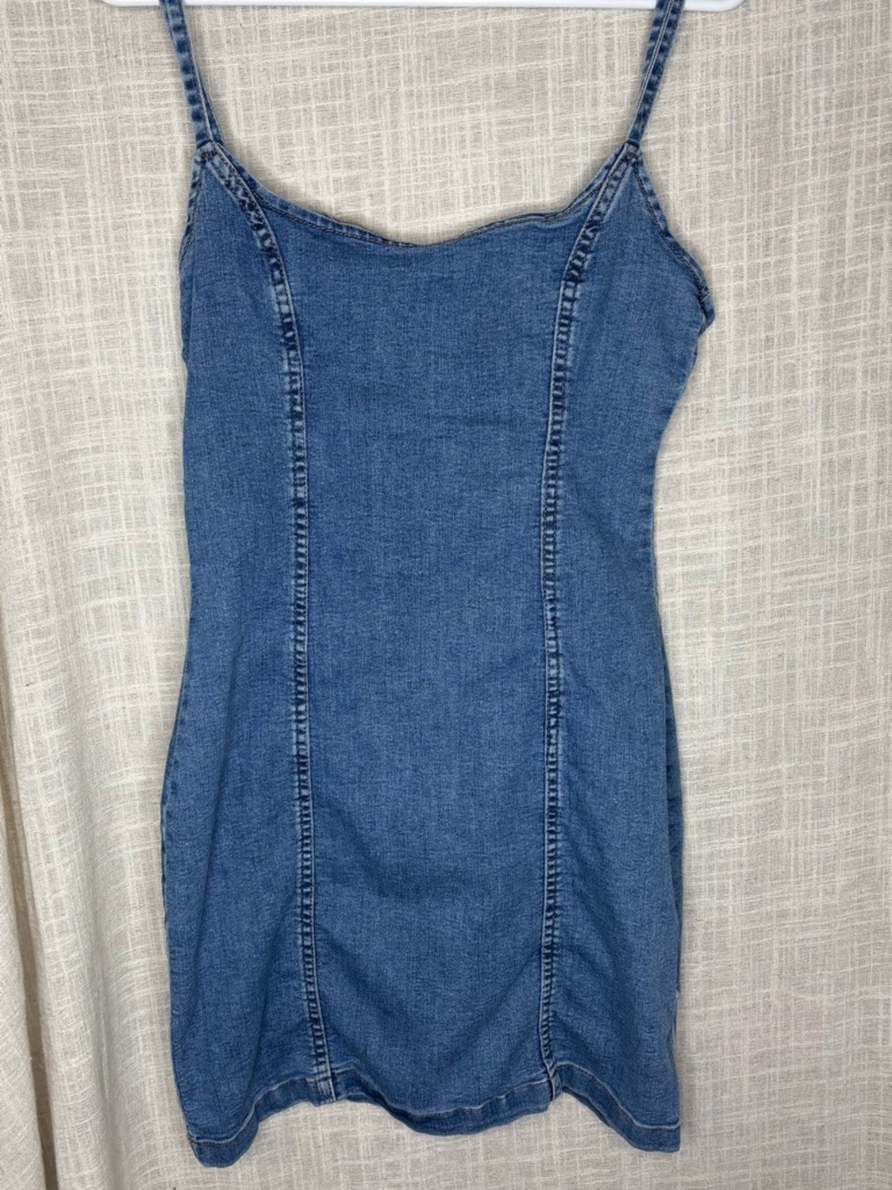 Divided by H&M Denim Bodycon Mini Dress - Medium Wash - Size S